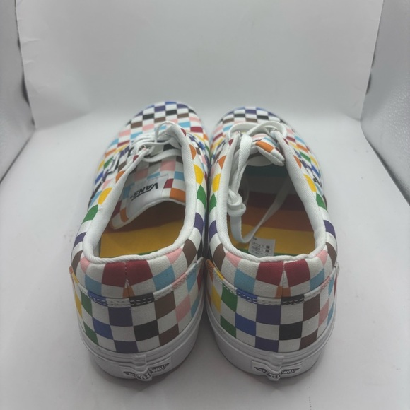 Vans Doheny Rainbow Checkerboard Lace Skate Shoes SZ 10.5 - Picture 6 of 8